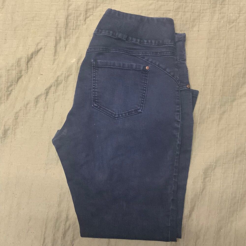 Style & Co Denim Black Jeans Large Curvy Skinny Leg